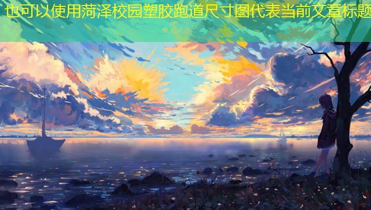 菏泽校园塑胶跑道尺寸图